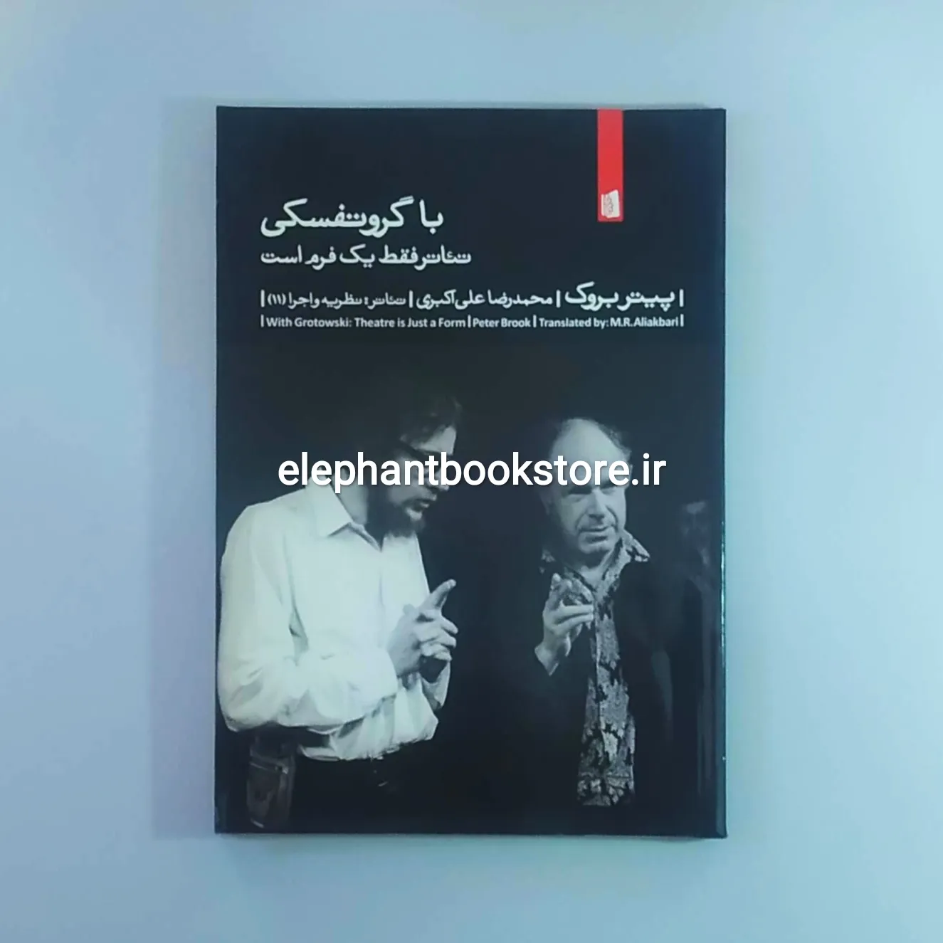 خرید کتاب با گروتفسکی تئاتر فقط یک فرم است اثر پیتر بروک نشر بیدگل