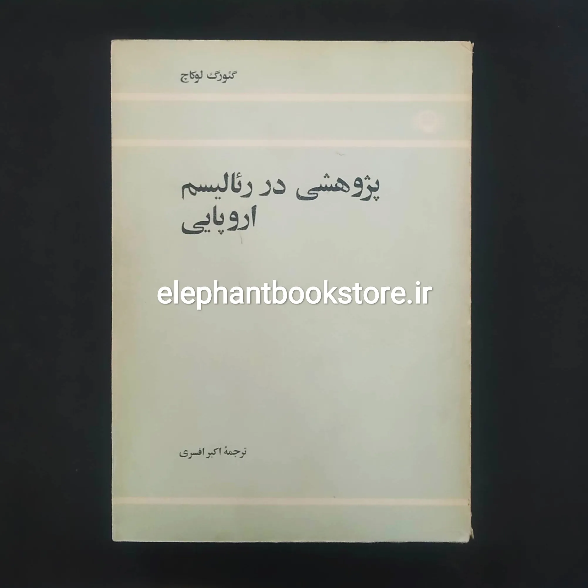خرید کتاب پژوهشی در رئالیسم اروپایی اثر گئورگ لوکاچ انتشارات علمی و فرهنگی
